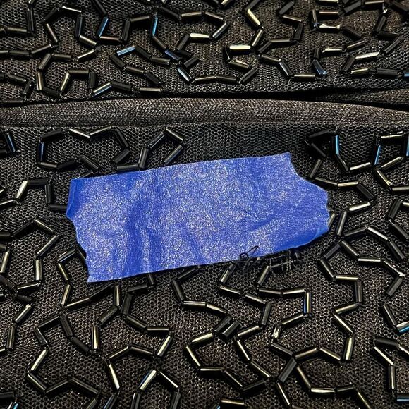 NWT Mac Duggal Beaded Sleeveless High Neck Column Gown w/Rhinestone Collar *READ - Picture 14 of 16